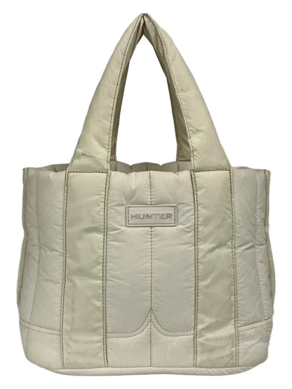 HUNTER White Nylon Handbag